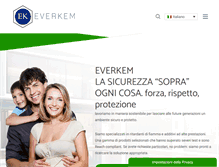 Tablet Screenshot of everkem.com